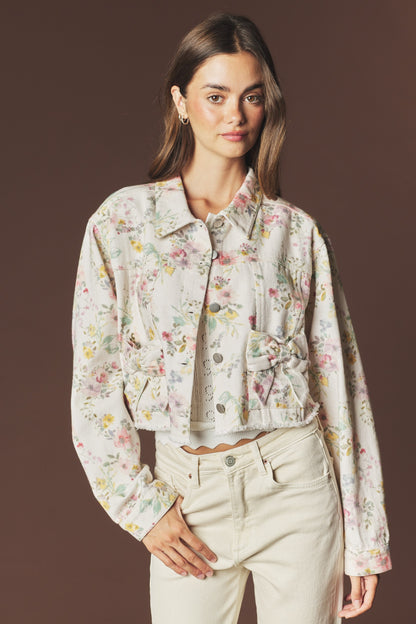 Fall in Full Bloom Bow Jacket