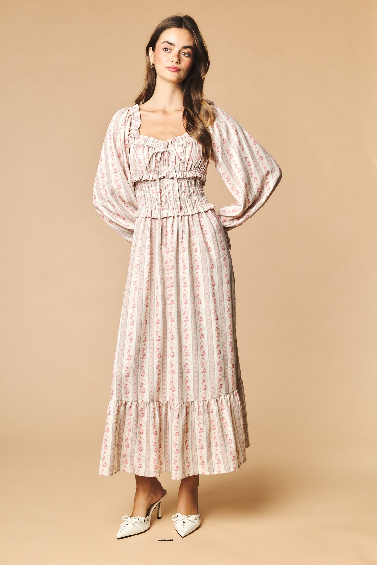 Blushing Belle Maxi Dress