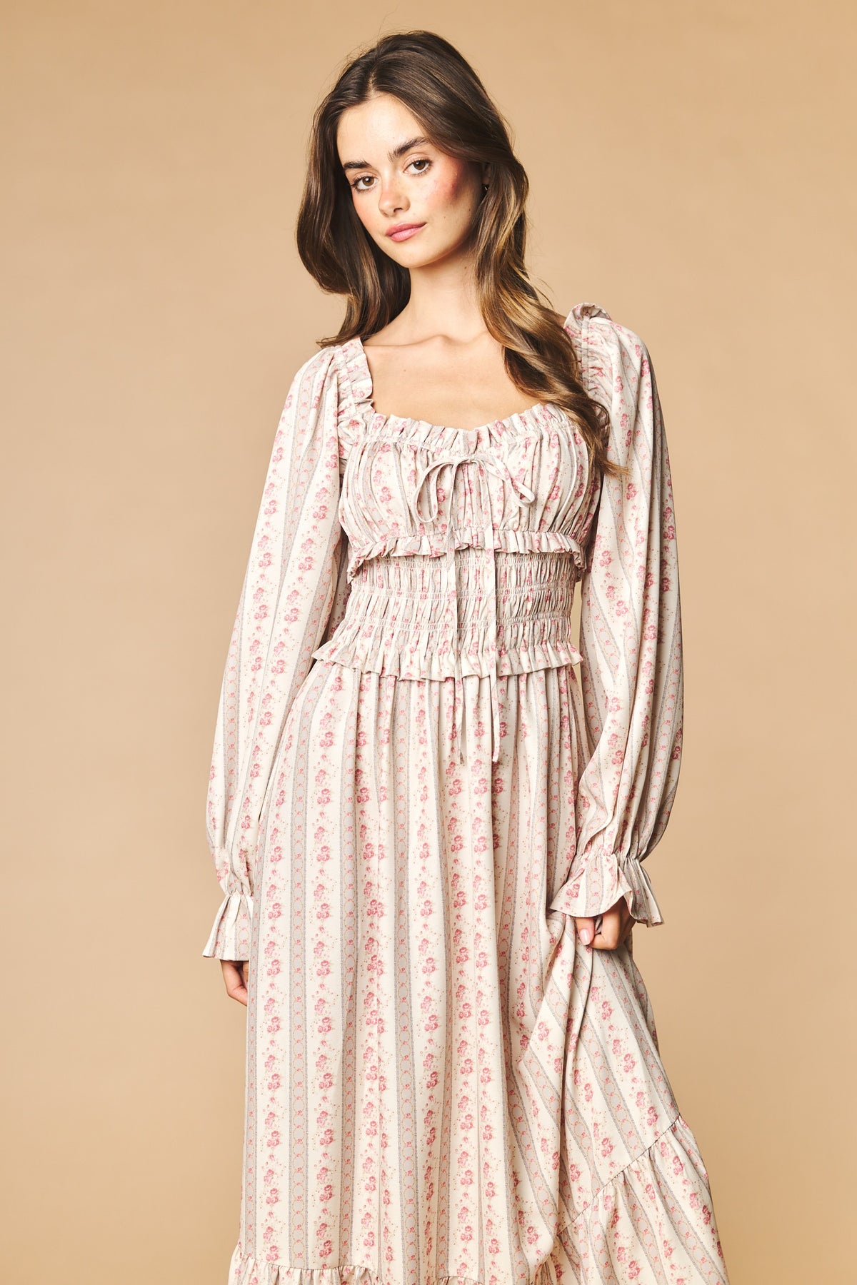 Blushing Belle Maxi Dress