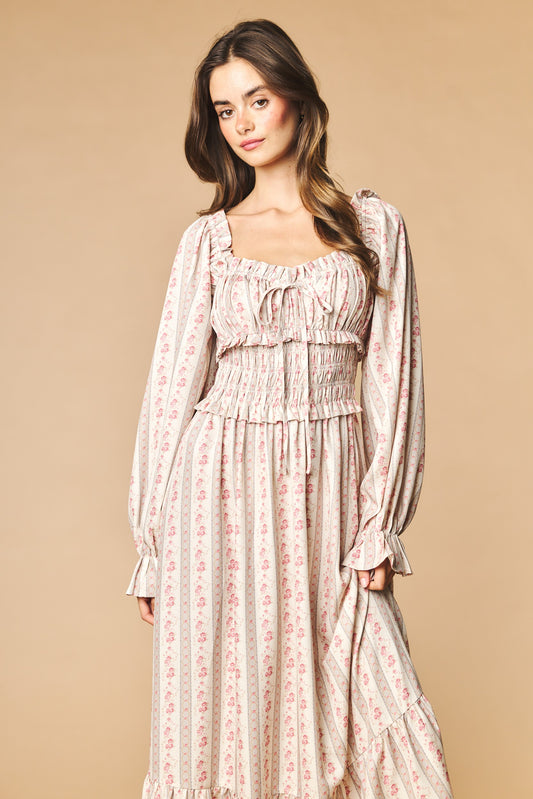 Blushing Belle Maxi Dress