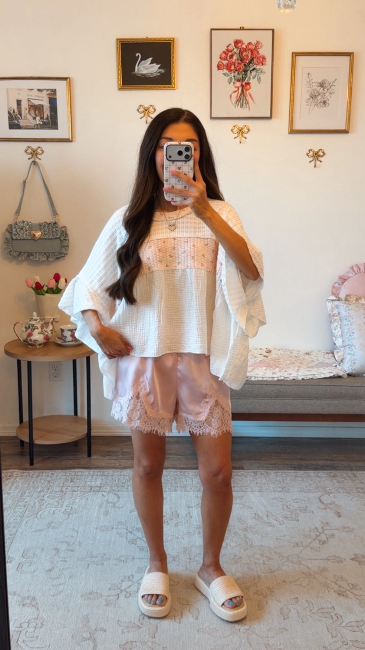White Rose Cottage Blouse