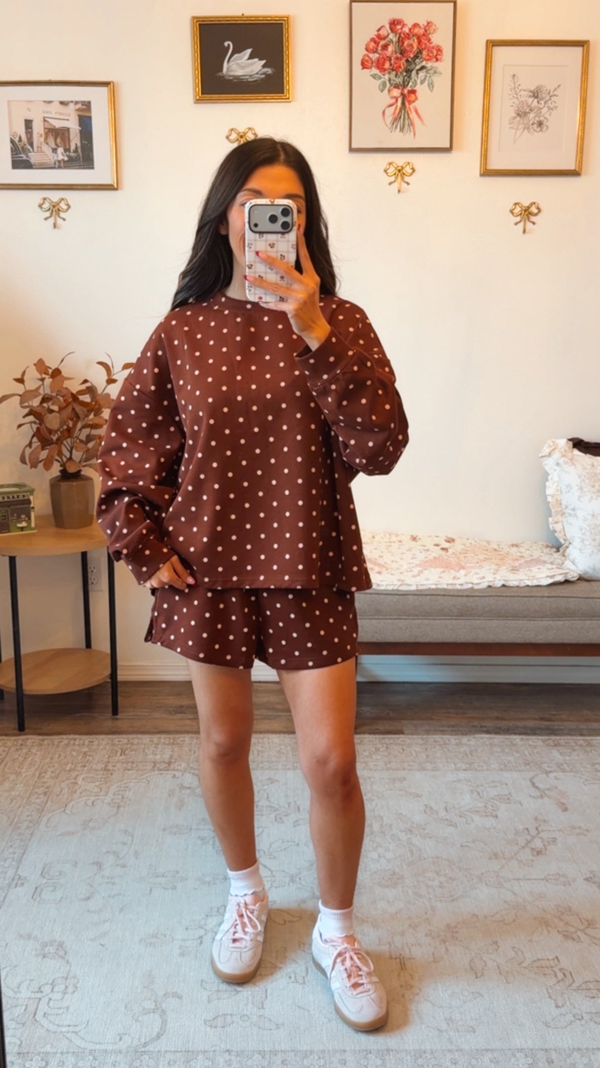 Cocoa Dottie Lounge Set - Brown