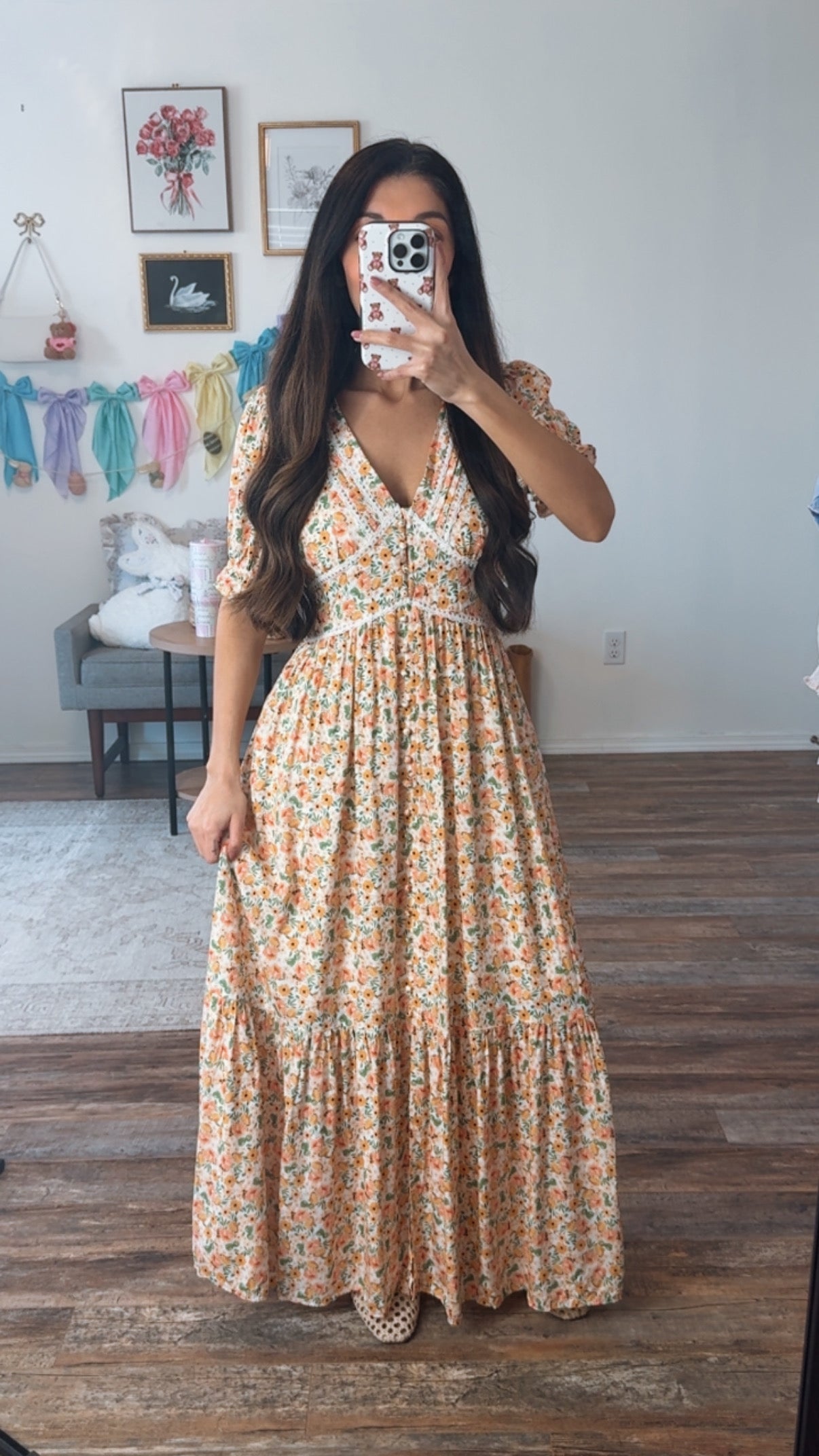 Sunny Orchard Maxi Dress