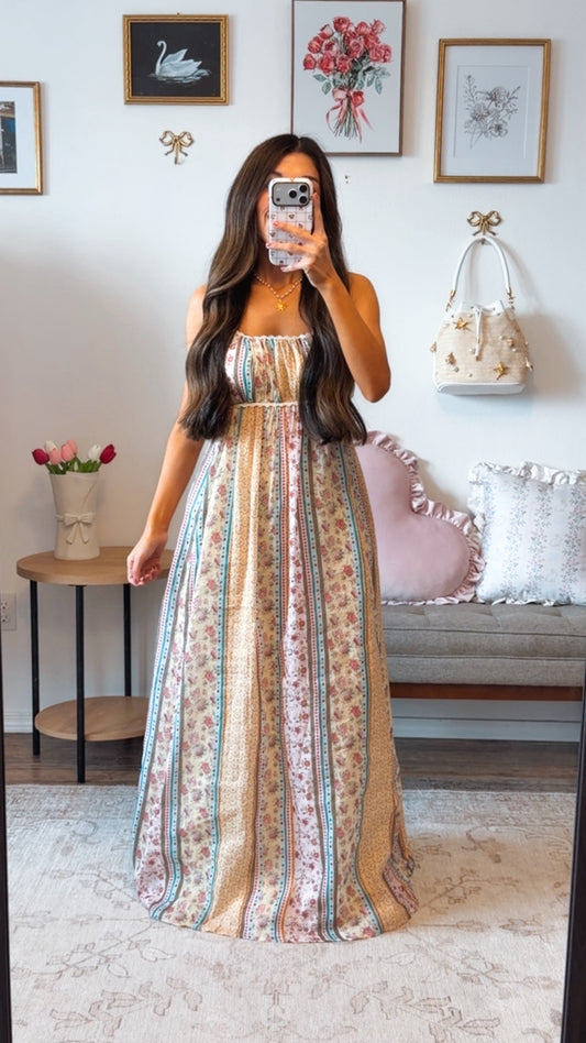 Positano Garden Stroll Maxi Dress