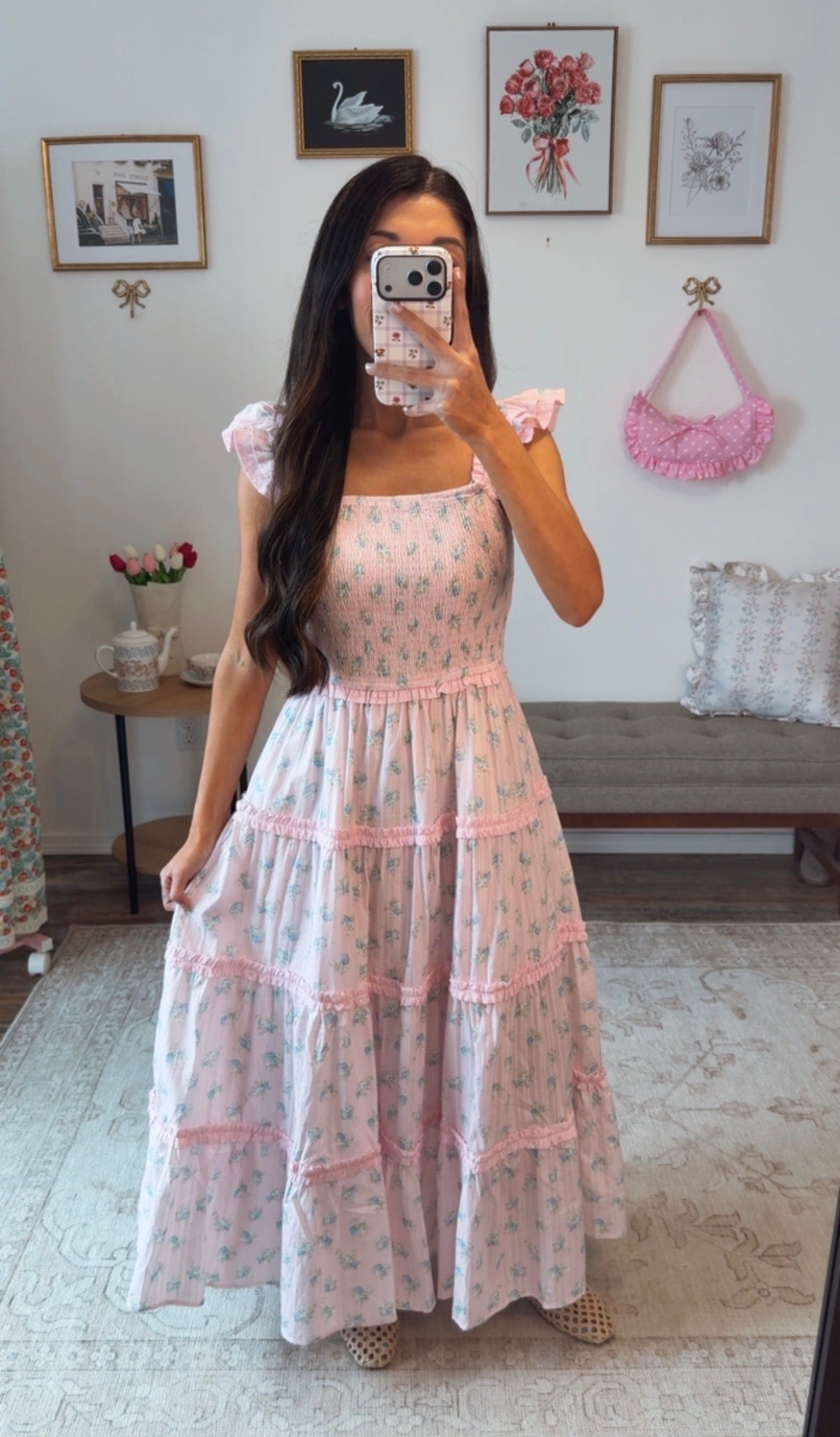 cotton candy maxi dress Knit Maxi Dress