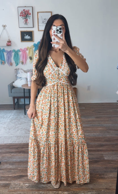 Sunny Orchard Maxi Dress