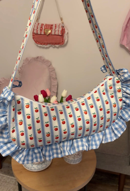 Snow White Gingham Shoulder Bag - Pre Order Restock