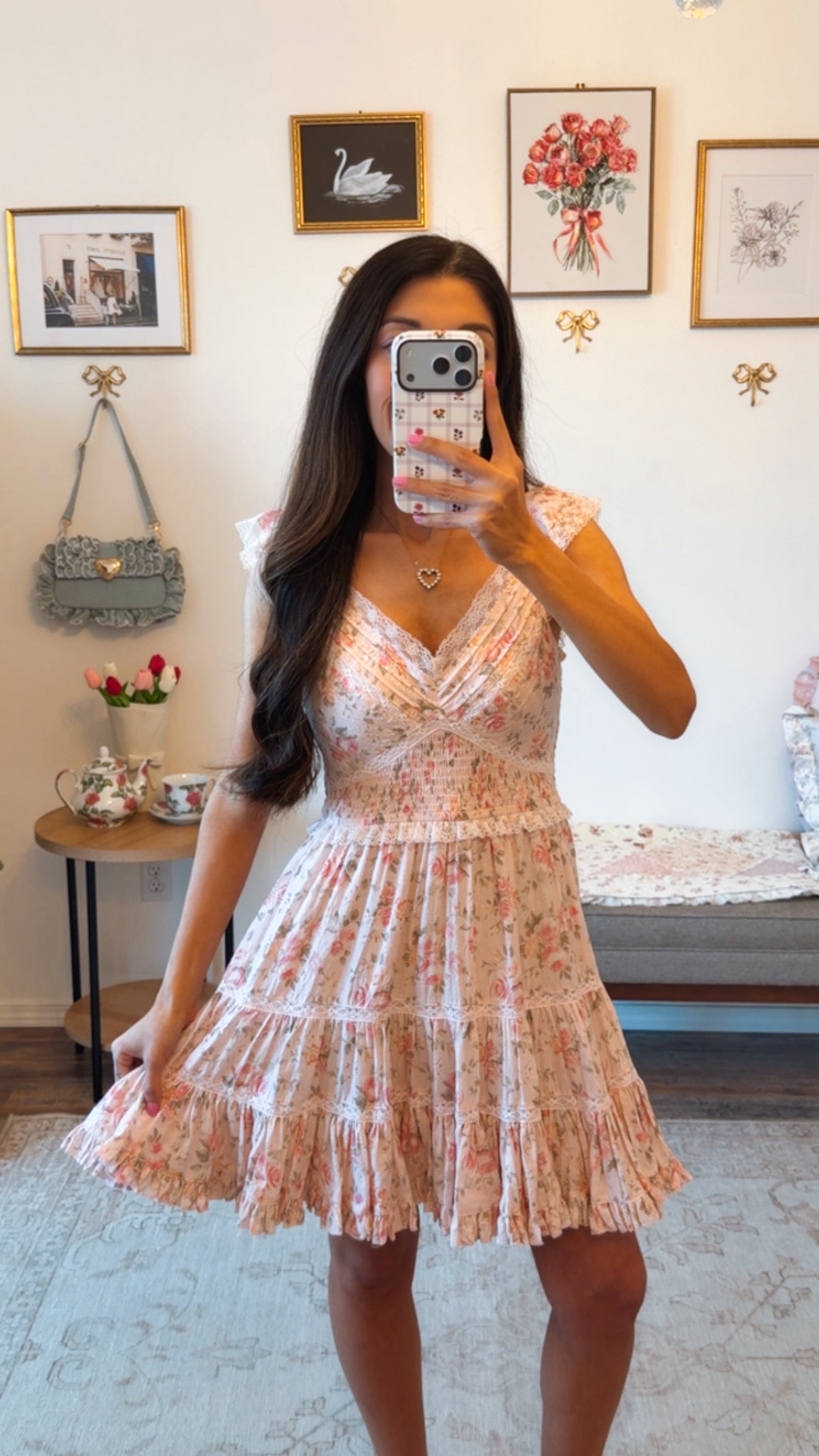 Secret Rose Garden Mini Dress