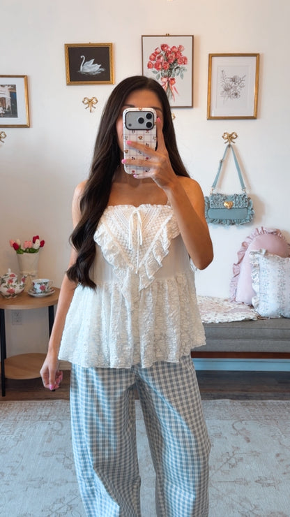 Lacy Babydoll Cami Top