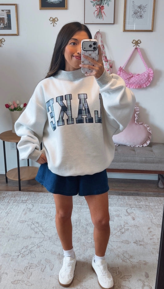Blue Moon Lake/Mountain Reversible Mockneck
