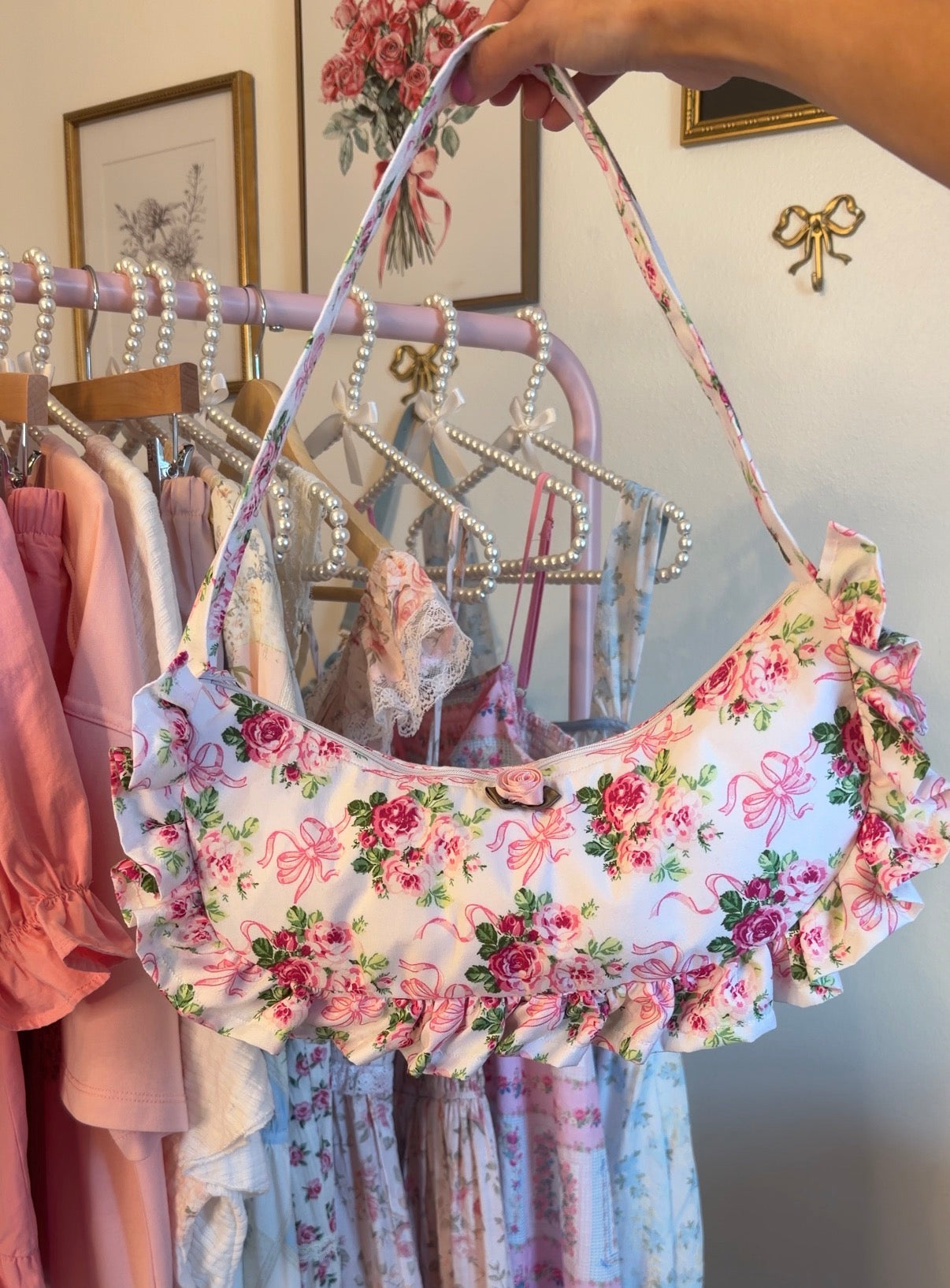Ever After Rose Garden Shoulder Bag - PREORDER