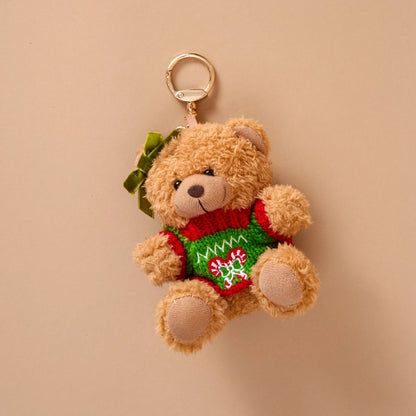 Merry Little Bear Bag Charm