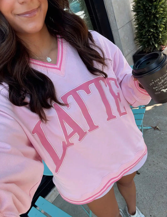 Strawberry Latte Pullover