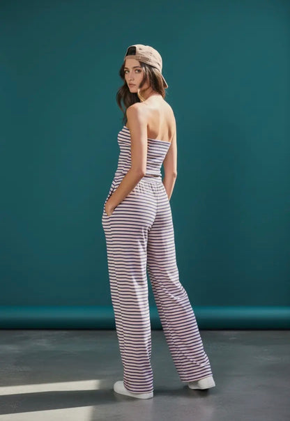 Stripe Set (Navy/Pink)