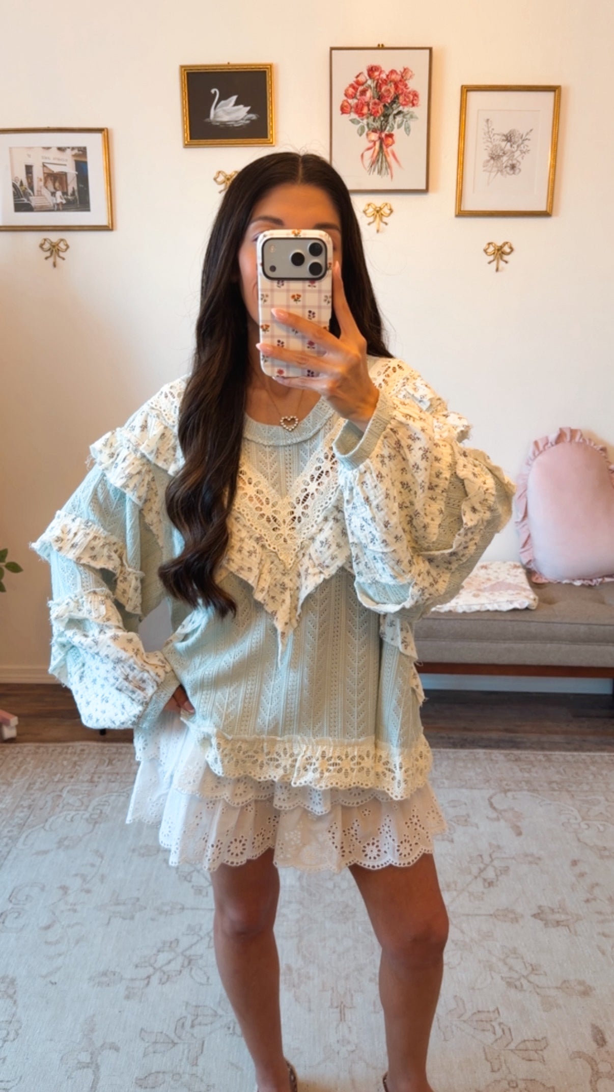 Meadow Keepsake Top - Sage