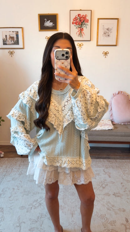Meadow Keepsake Top - Sage