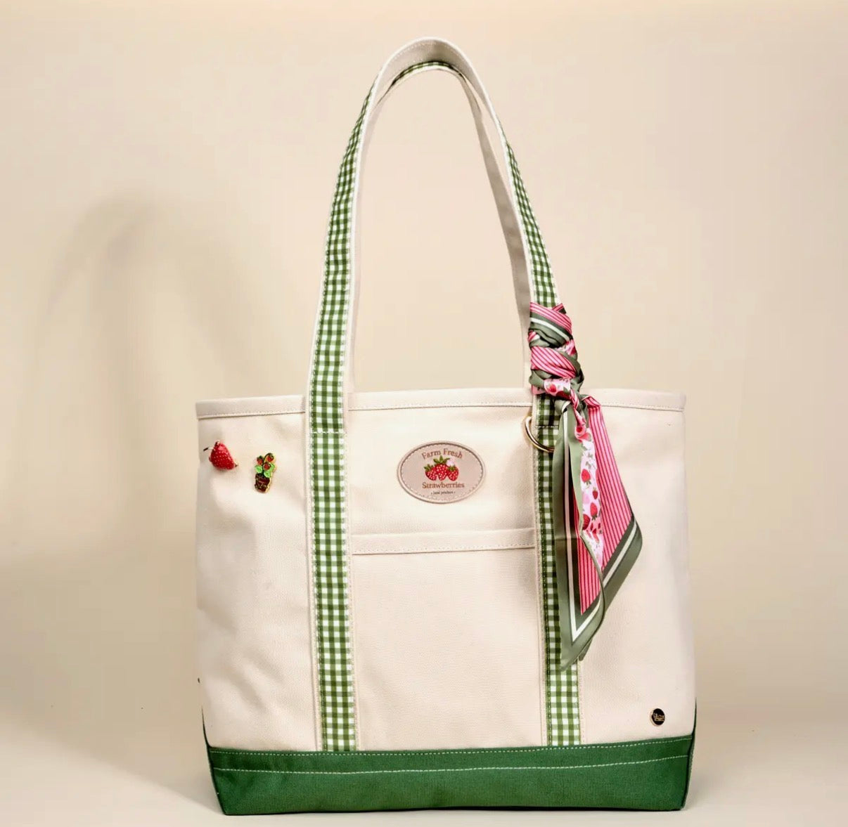 Strawberry Farm Market Tote