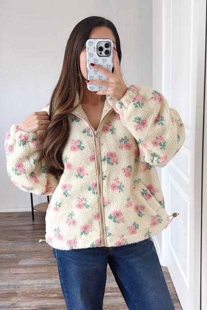 Blush Petal Sherpa Jacket