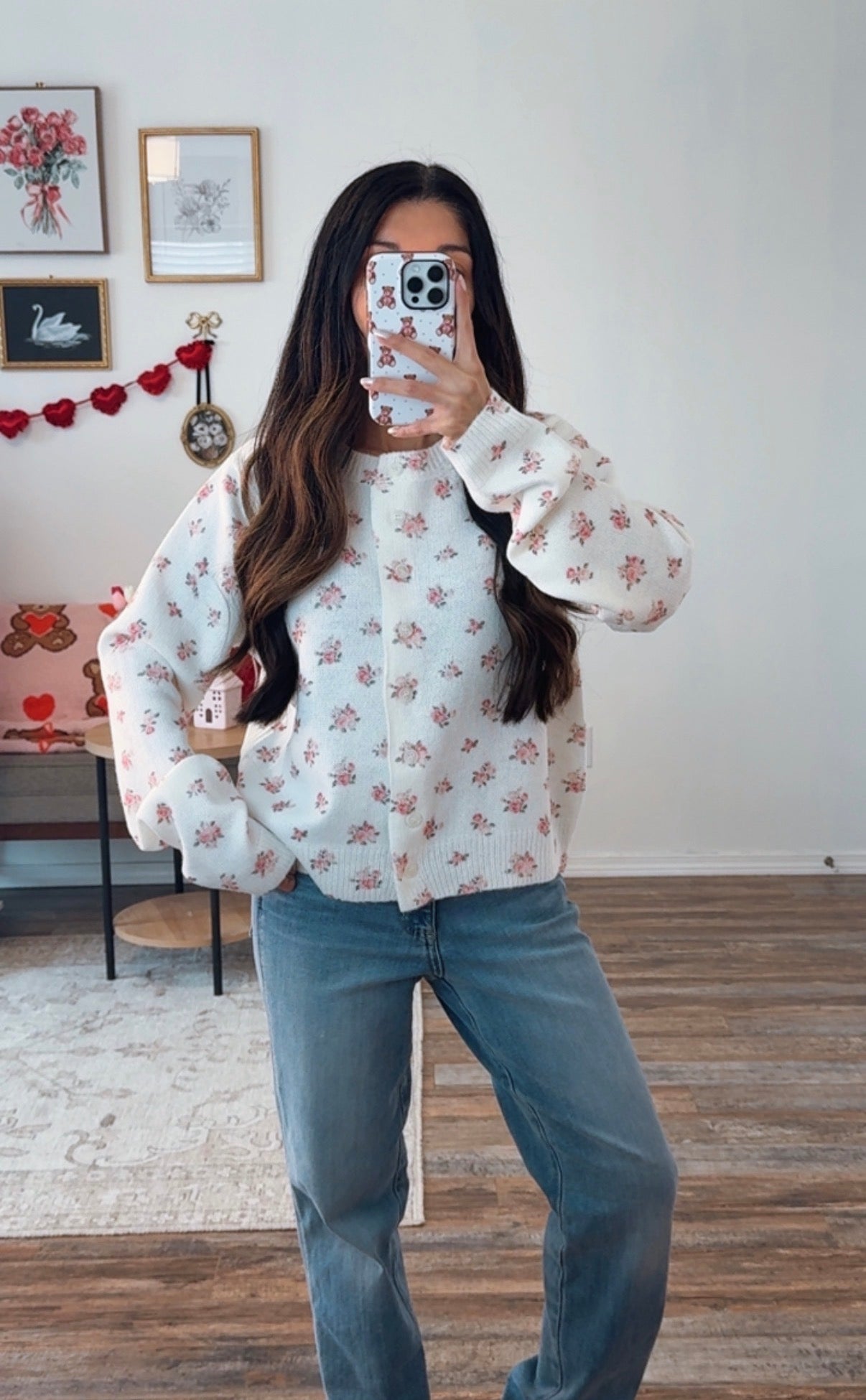 Cottage Rose Cardigan