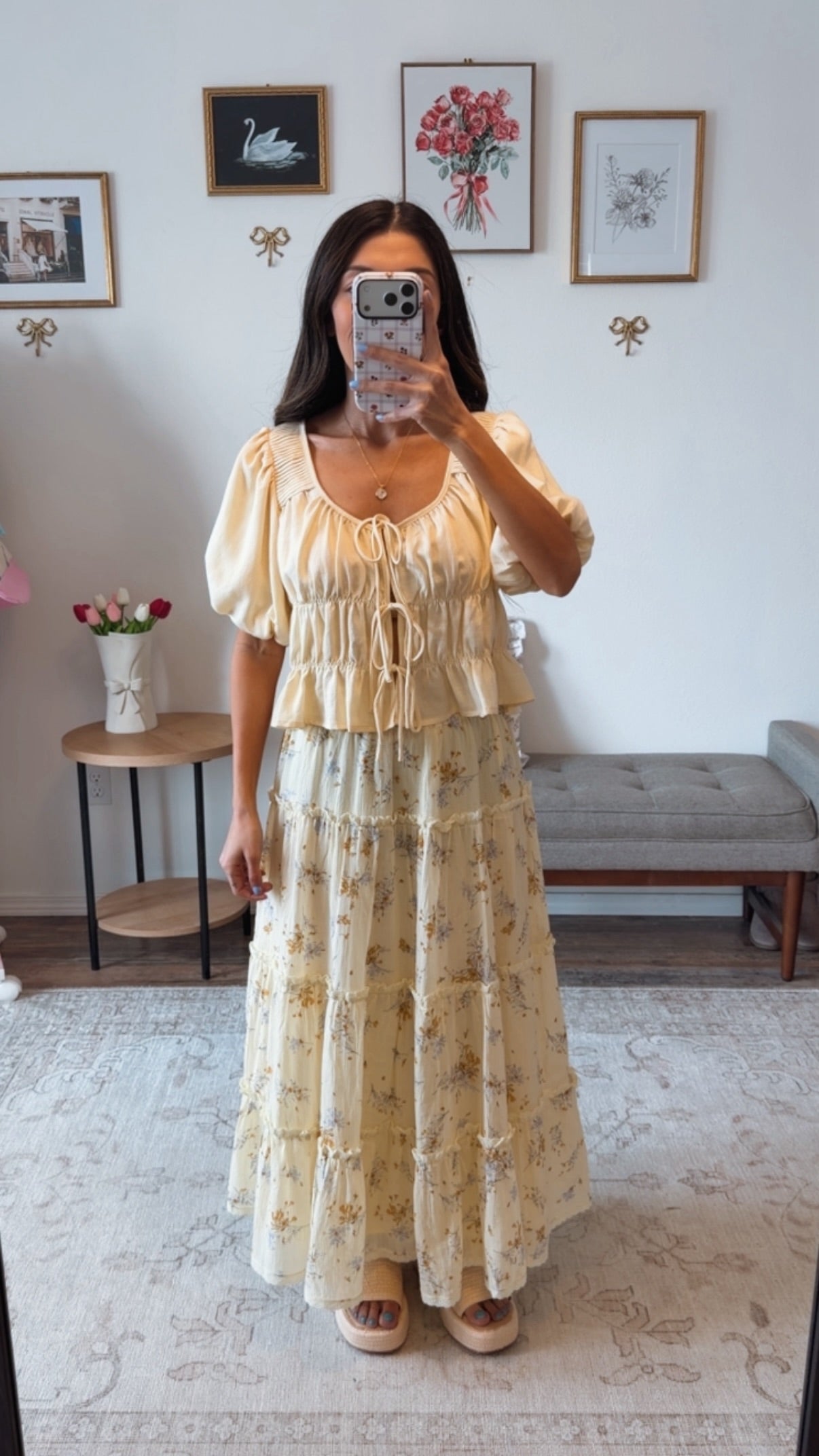 Honey Glow Tie Top