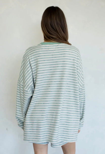 Mint Stripe Set
