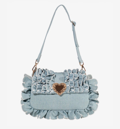 Seaside Sweetheart Shoulder Bag - Denim