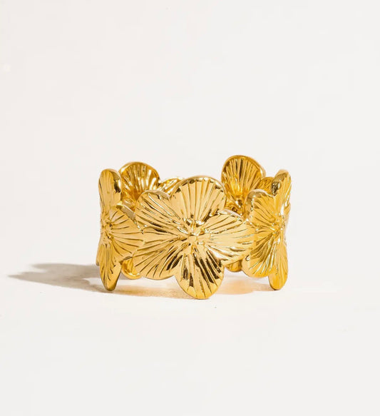 Gold Flora Ring