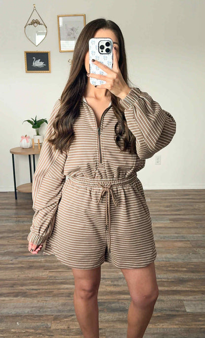 The Mocha Lounge Romper