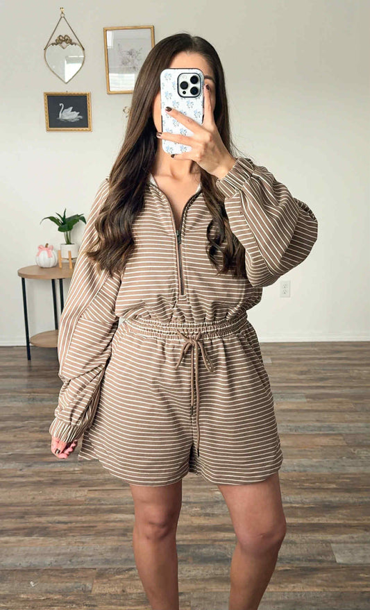 The Mocha Lounge Romper