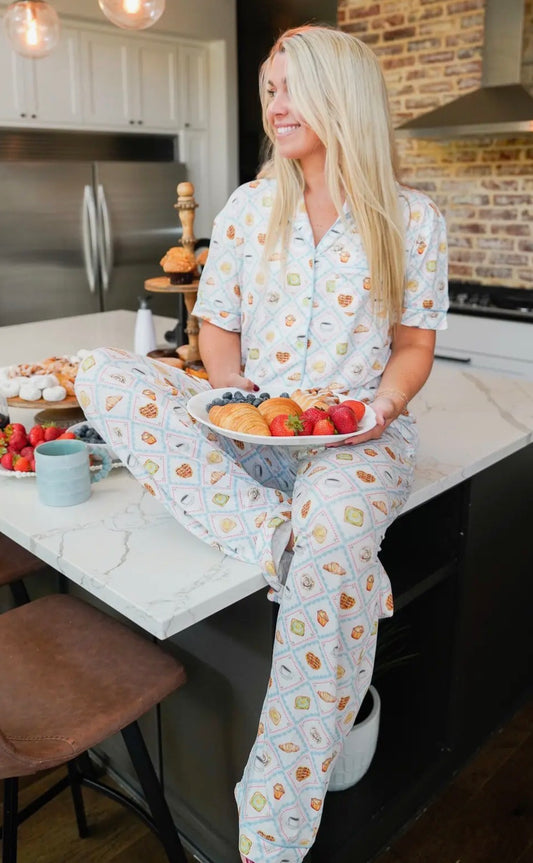 Sunday Brunch Pajama Set