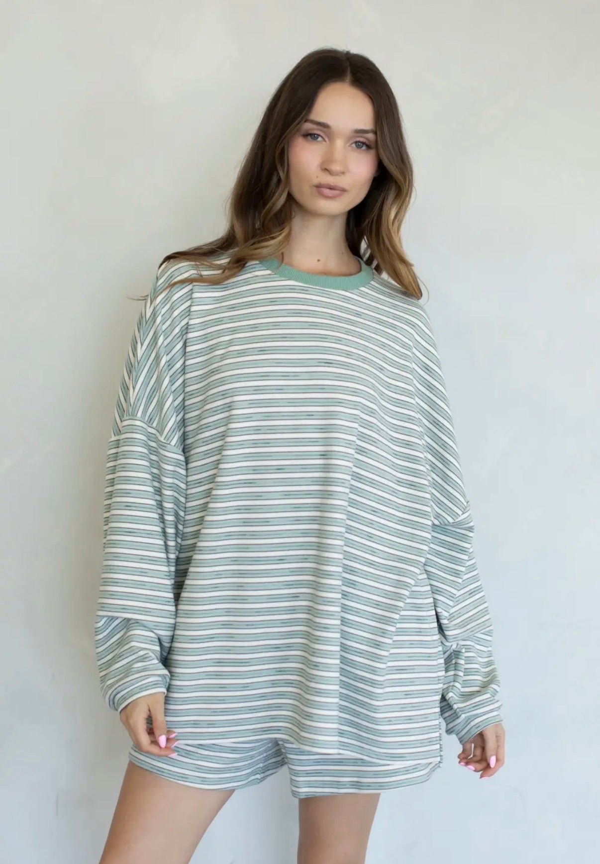 Mint Stripe Set