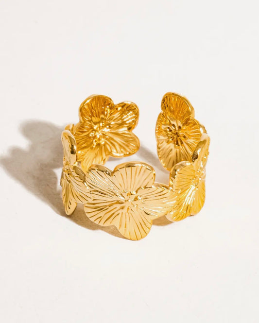 Gold Flora Ring