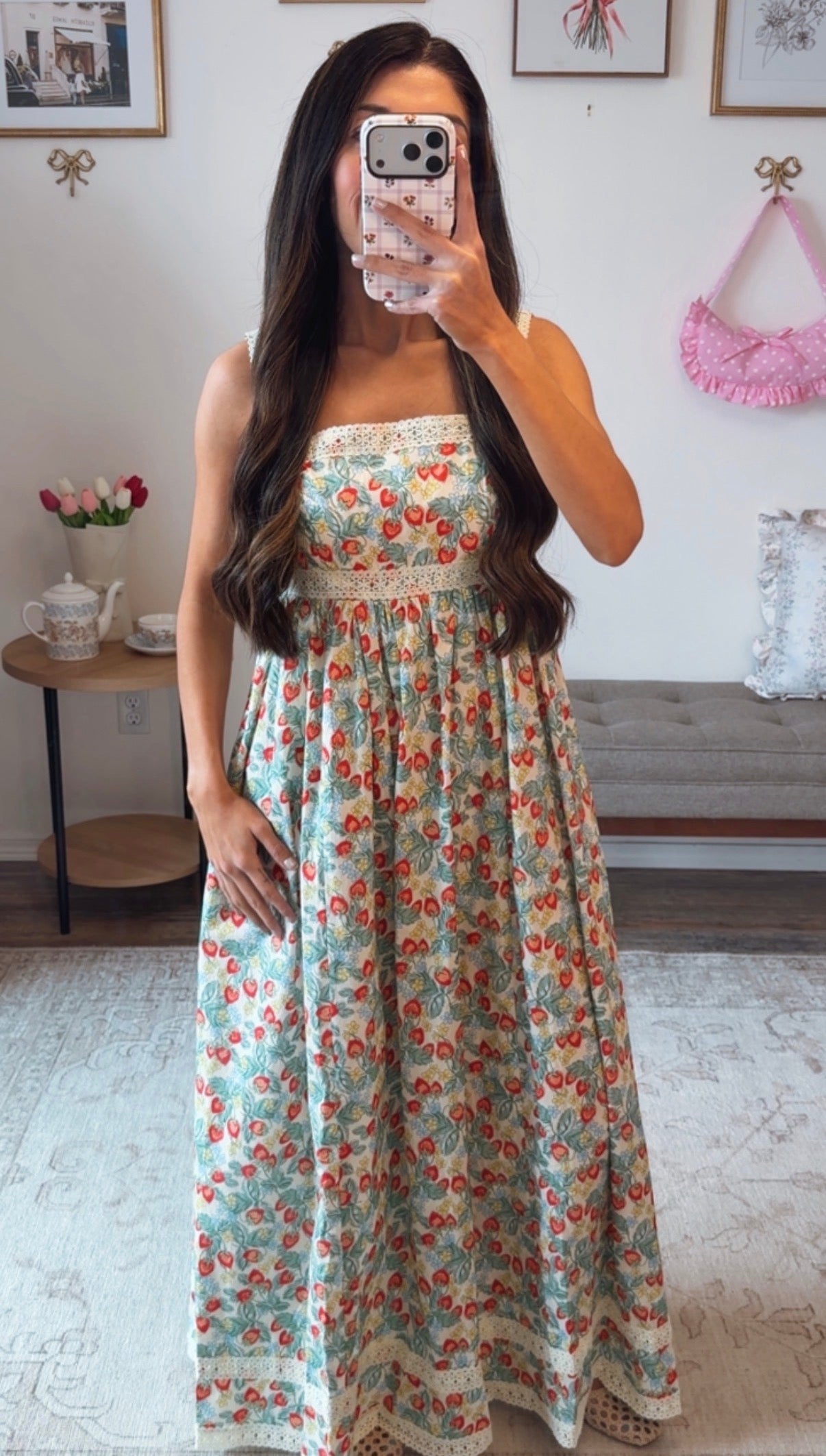 Strawberry Patch Maxi Dress