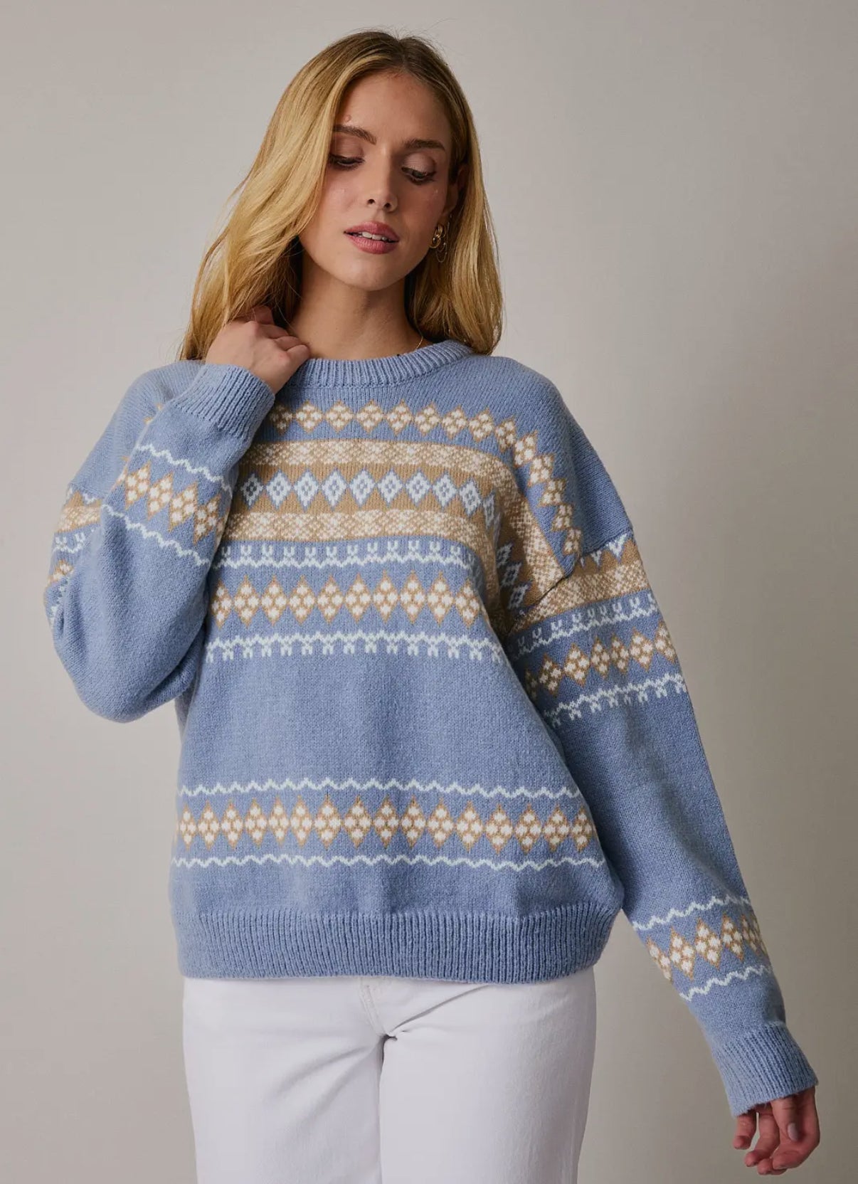 Winter Snowfall Sweater
