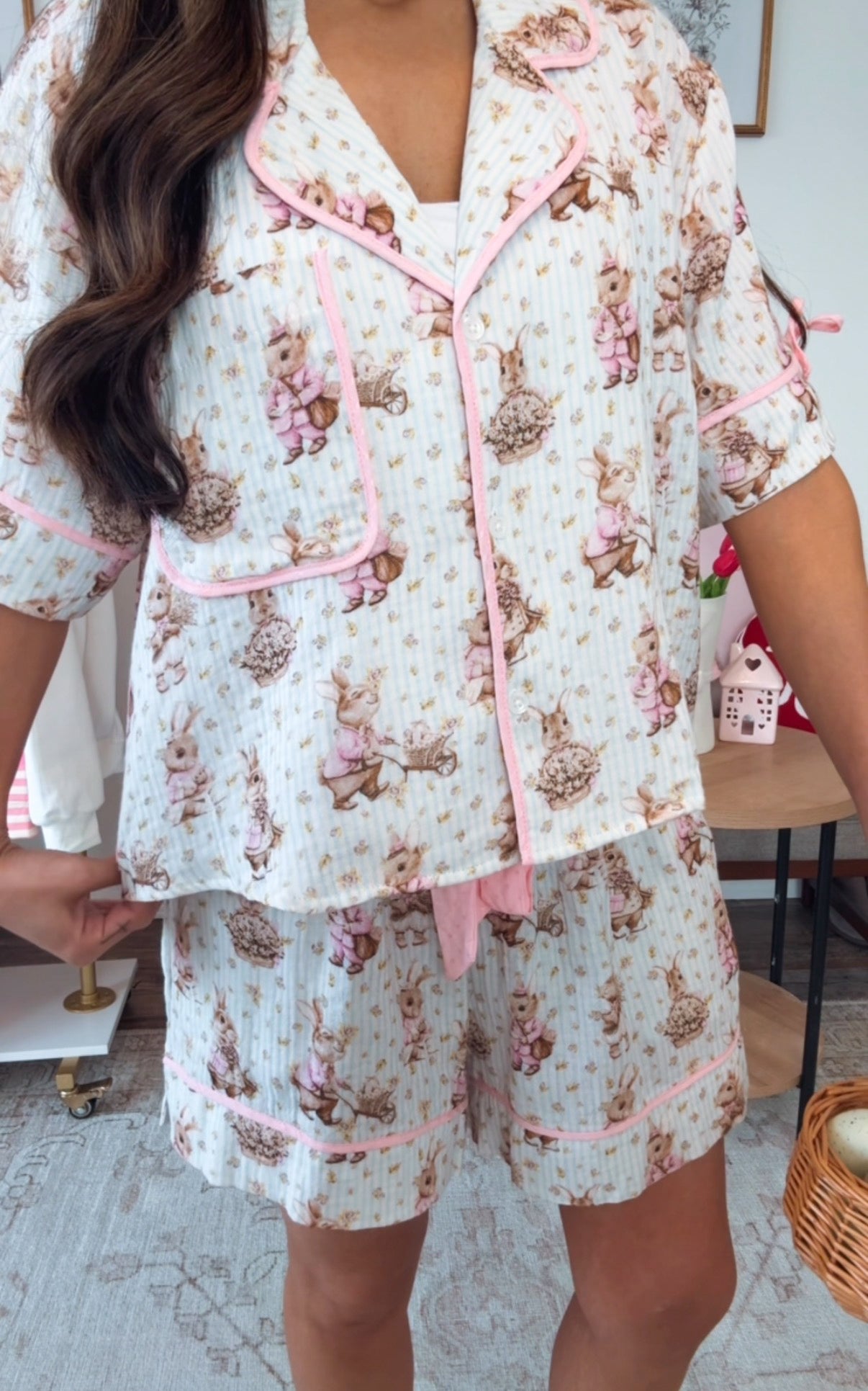 Pink Bunny Pajamas