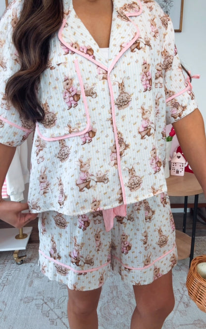 Pink Bunny Pajamas