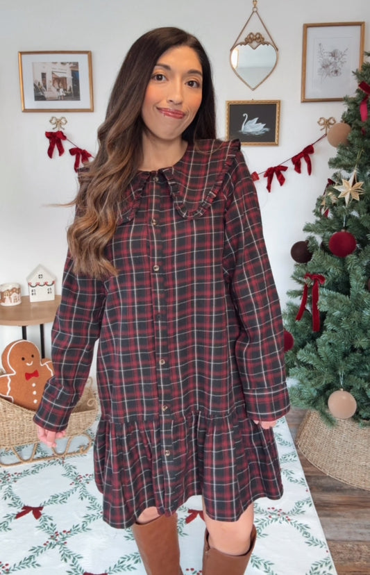 Sugarplum Plaid Dress