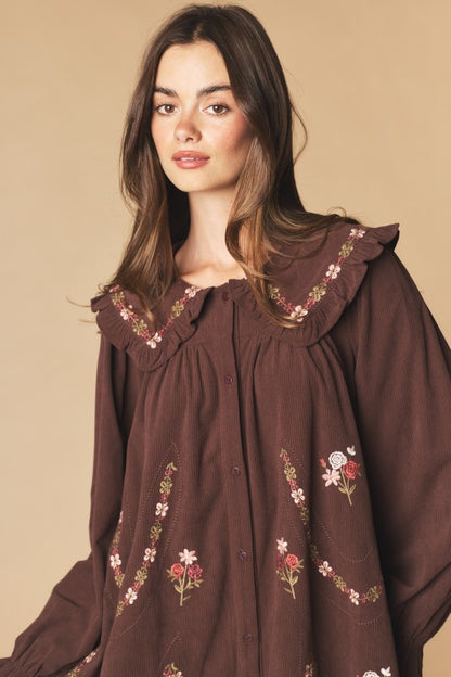 Harvest Ribbon Mini Dress