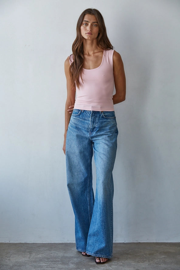 Essential Seamless Tank Top - Baby Pink