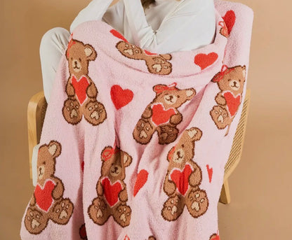 Beary Loved Teddy Blanket
