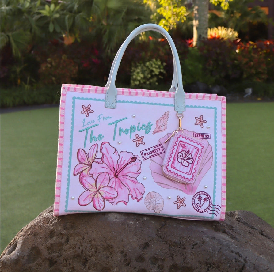 Love from the Tropics Tote Bag