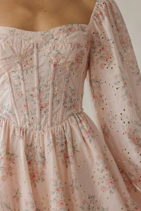 Blush Penelope Floral Mini Dress