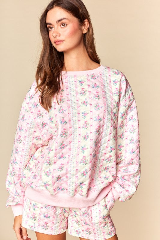 Blooming Bows & Roses Quilt Set - Restock