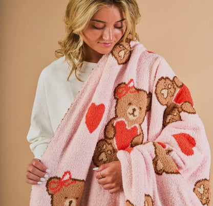 Beary Loved Teddy Blanket