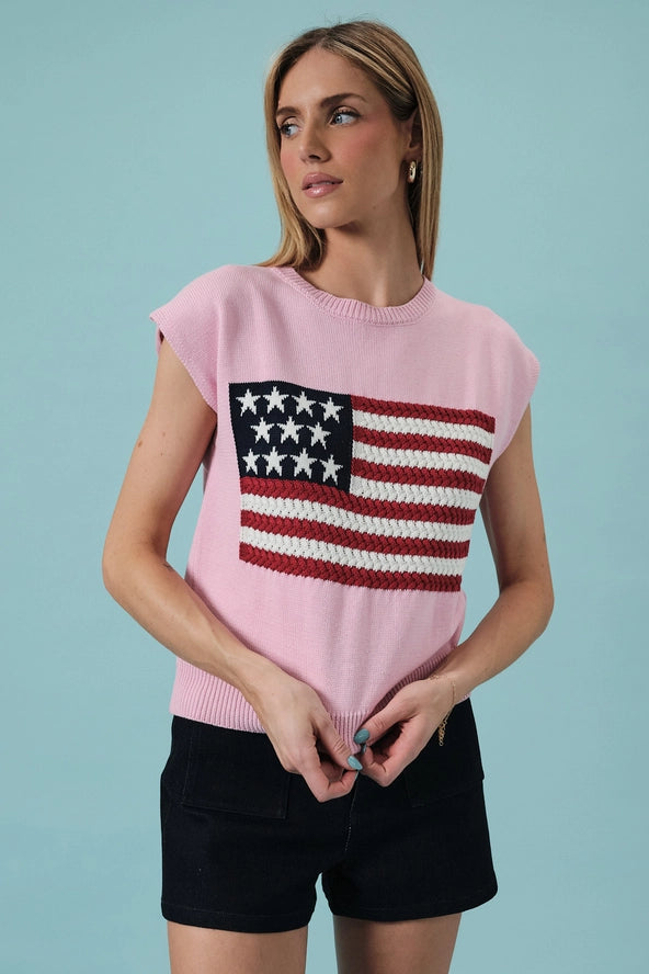 Pink American Girl Top