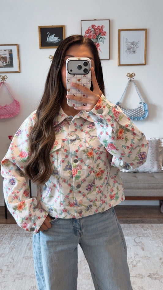 Wildflower Denim Jacket