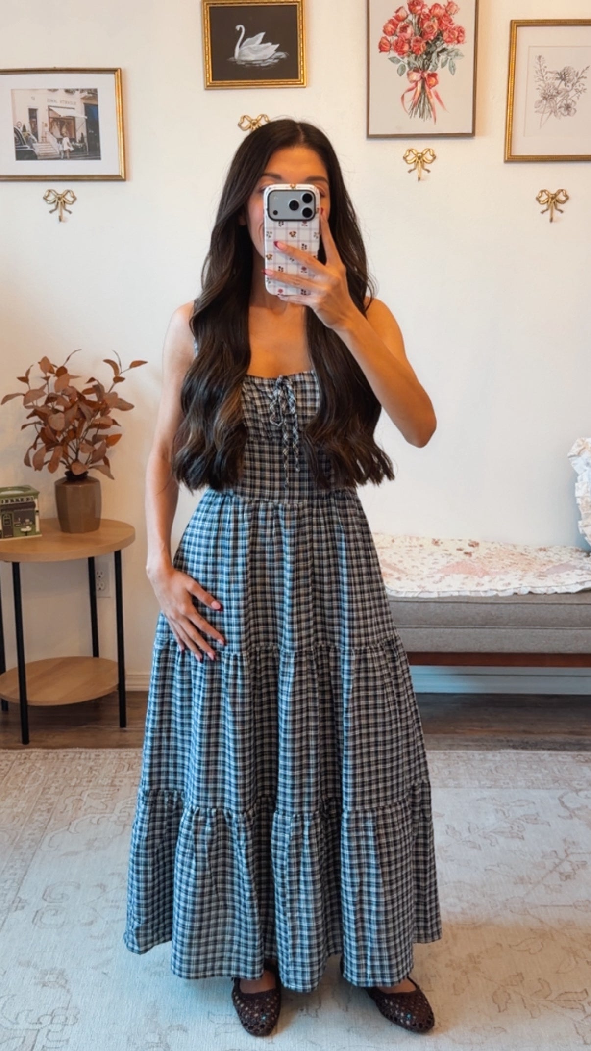 Briar Hill Plaid Midi Dress