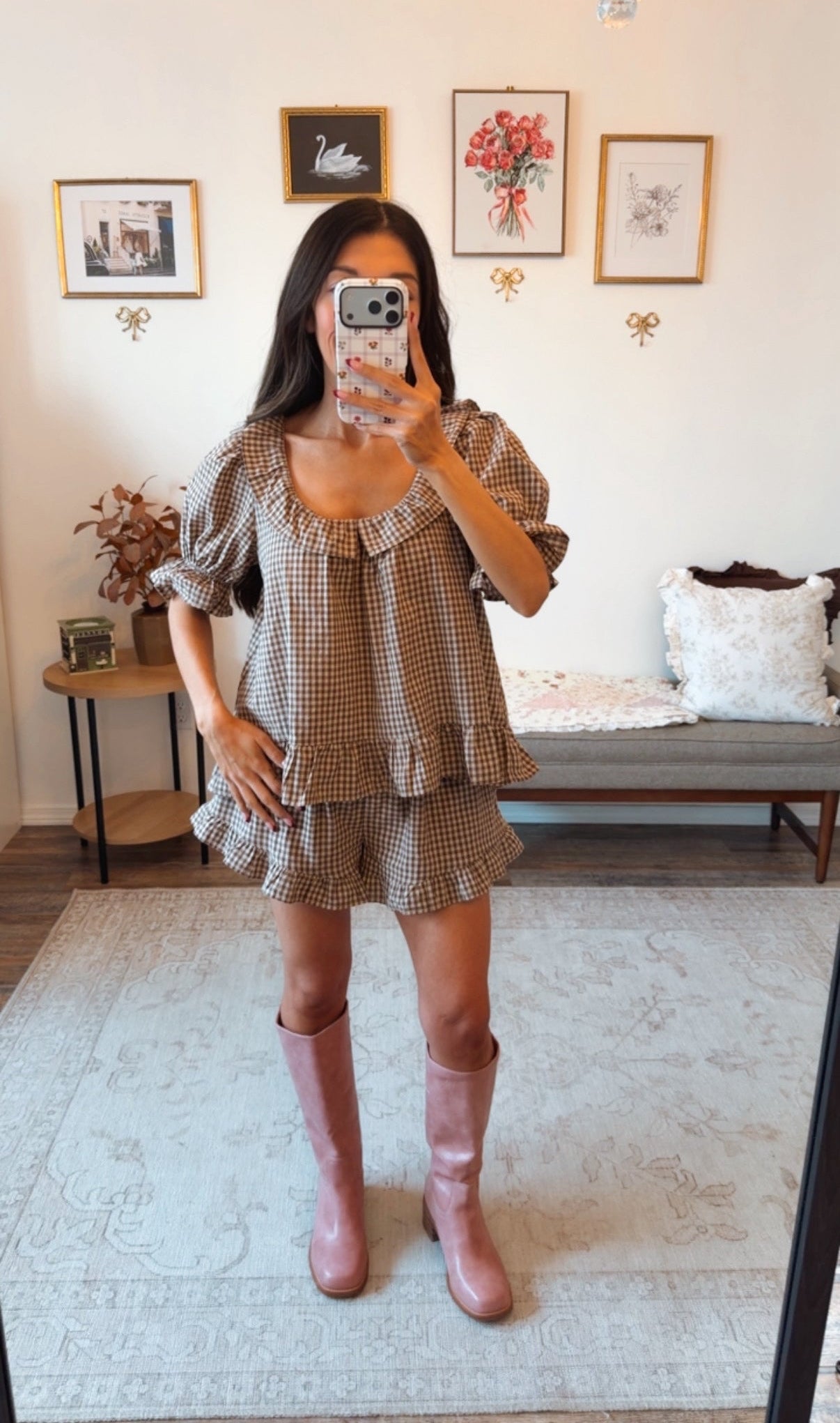 Cider Lane Gingham Set