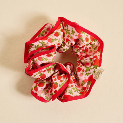 Strawberry Fields Scrunchie - large size