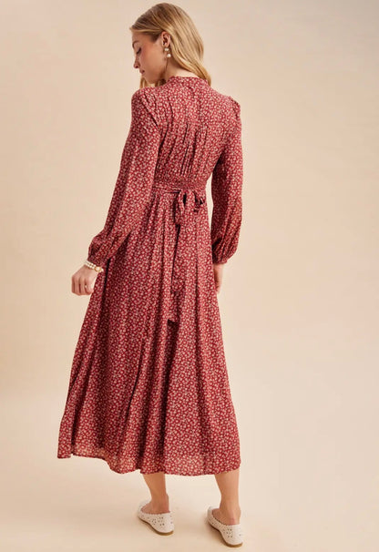 I am an Autumn Maxi Dress - Maroon